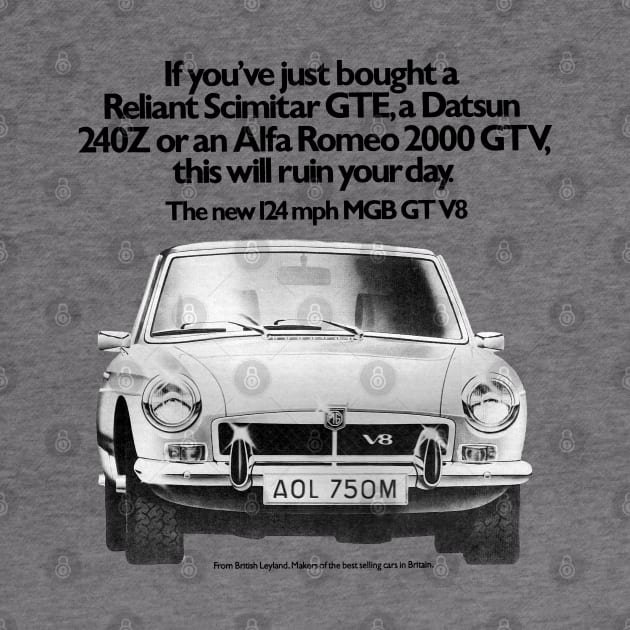 MGB GT - advert by Throwback Motors